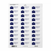 Moderne marine we hebben het nieuwe label voor thu (Full Sheet)