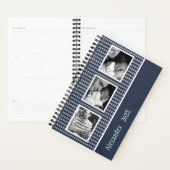 Moderne marineblauw 3 Foto 2023, aangepast Planner (Display)
