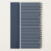 Moderne marineblauw 3 Foto 2023, aangepast Planner (Achterkant)