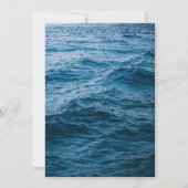 moderne marineblauw maritiem kaart (Achterkant)