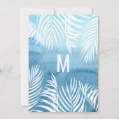 Moderne marineblauwblauwe goudpenseelstreken - zoe kaart (Achterkant)