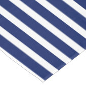 Moderne marineblauwtong en wit-nautische strepen tafelkleed (Gekanteld)