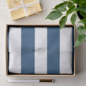 Moderne marineblauwwitte strippatroon tissuepapier (Geschenk)