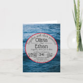 Moderne marinebruiloft (Voorkant)