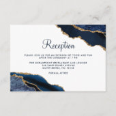 Moderne marinebruinbruistoestel informatiekaartje (Voorkant)