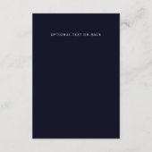 Moderne marinemacht Anchor Nautical Monogram Wedde Informatiekaartje (Achterkant)