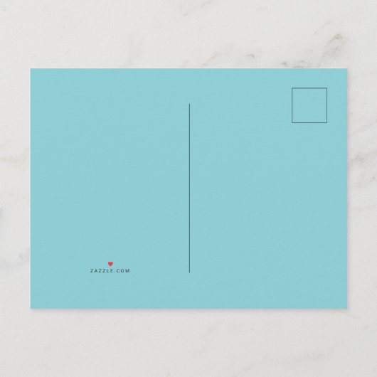 Moderne marinesblauwe Camping Birthday Party Uitnodiging Briefkaart (Achterkant)