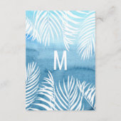 Moderne marinesblauwe goudpenseeldrukken huwelijks informatiekaartje (Achterkant)