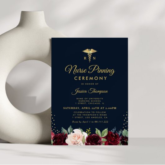 Moderne marinesceremonie kaart