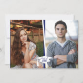 Moderne marinescheepvaart en wit Afstuderen Foto-u Kaart (Voorkant)