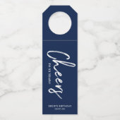 Moderne marinescheepvaart en witte borstel flessenhanger (Voorkant)