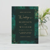 Moderne marinesroop en goudoliesagate kaart (Staand voorkant)