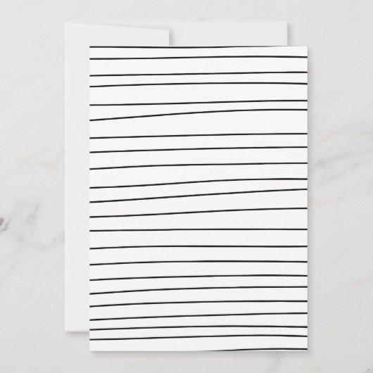 Moderne markeerpen die foto-afstuderen toevoegen aankondiging (Achterkant)