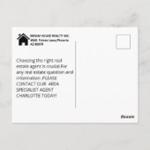 Moderne marketing van onroerend goed via direct ma briefkaart (Achterkant)