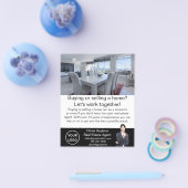 Moderne Marketing Vastgoedmakelaar Realty Custom Flyer (Enkel)