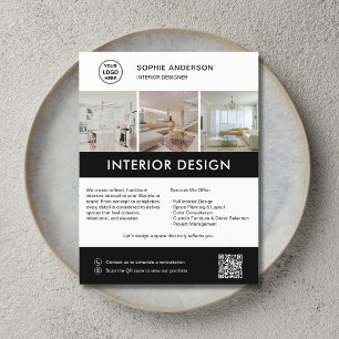 Moderne Marketing voor Interieurontwerpers Flyer