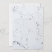 Moderne marmer, 40e verjaardag uitnodiging (Achterkant)