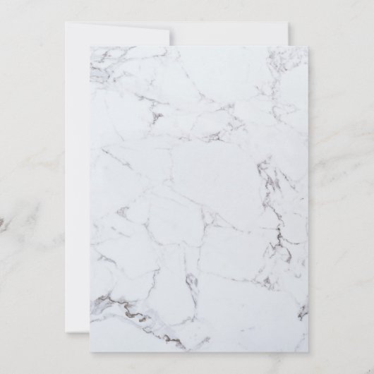 Moderne marmer, 40e verjaardag uitnodiging (Achterkant)