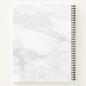 Moderne marmer 5 Photo Budget Funeral GuestBook Notitieboek (Achterkant)