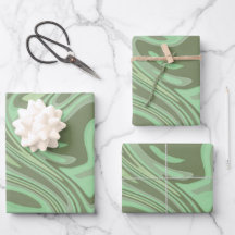 Moderne marmer Abstracte Waterverf Sage Green