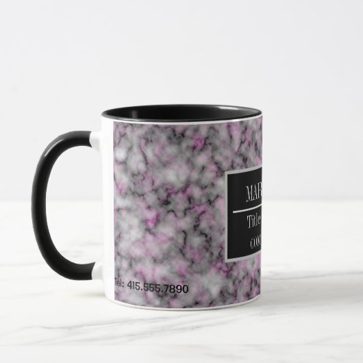 Moderne marmer Business Add Name Mok (Links)