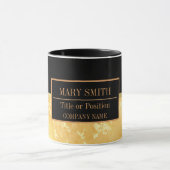 Moderne marmer Business Add Name Mok (Midden)