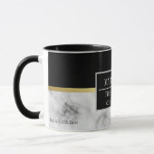 Moderne marmer Business Add Name Mok (Links)