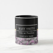 Moderne marmer Business Add Name Mok (Midden)