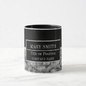 Moderne marmer Business Add Name Mok (Midden)