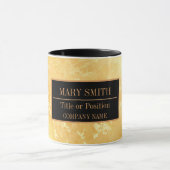 Moderne marmer Business Add Name Mok (Midden)