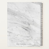Moderne marmer Business Planner (Achterkant)