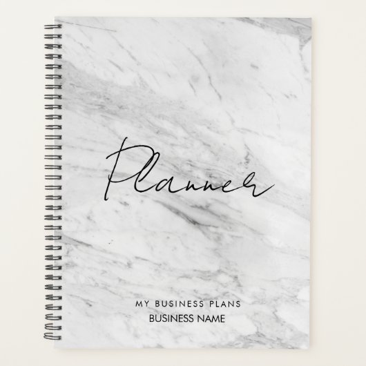 Moderne marmer Business Planner (Voorkant)