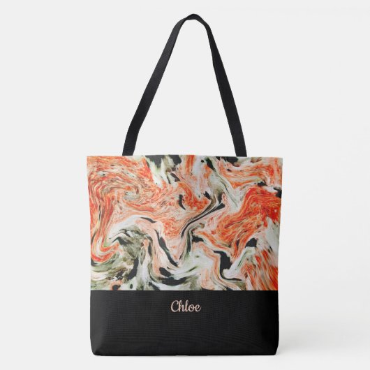 Moderne marmer-Canvas tas (Voorkant)