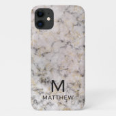 Moderne Marmer Case-Mate iPhone Case (Achterkant)