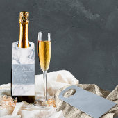 Moderne marmer Cheers Dusty Blue ID816 Flessenhanger