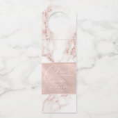 Moderne marmer Cheers Roos Gold ID816 Flessenhanger (Voorkant)