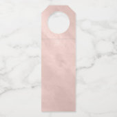 Moderne marmer Cheers Roos Gold ID816 Flessenhanger (Achterkant)