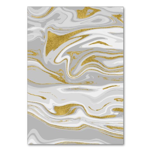 Moderne marmer- en Gold-huwelijksadvieskaart Kaart (Achterkant)