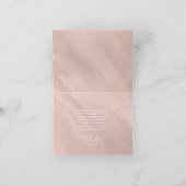 Moderne marmer Glitter Hartelijk dank Roos Gold ID Kaart (Binnen)