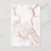 Moderne marmer Glitter - Roos Gold ID816 Informatiekaartje (Achterkant)