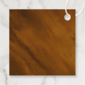 Moderne marmer Glitter Wedding Gold ID816 Bedankjes Labels (Achterkant)