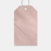 Moderne marmer Glitter Wedding Gold ID816 Cadeaulabel (Achterkant)