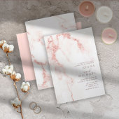 Moderne marmer Glitter Wedding Roos Gold ID816