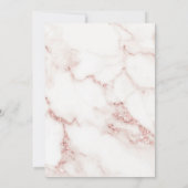 Moderne marmer Glitter Wedding Roos Gold ID816 (Achterkant)