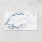 Moderne marmer Glitter Wishing Well V1 Blue ID816 Informatiekaartje (Achterkant)