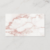 Moderne marmer Glitter Wishing Well V2 Blush ID816 Informatiekaartje (Achterkant)