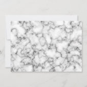 Moderne marmer Gold Cross-fotocommunie Bedankkaart (Achterkant)