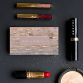 Moderne marmer Gold Foil Gemstone Interior Designe Visitekaartje