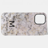 Moderne Marmer iPhone Hoesje (Achterkant horizontaal)