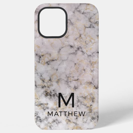 Moderne Marmer iPhone Hoesje (Achterkant)